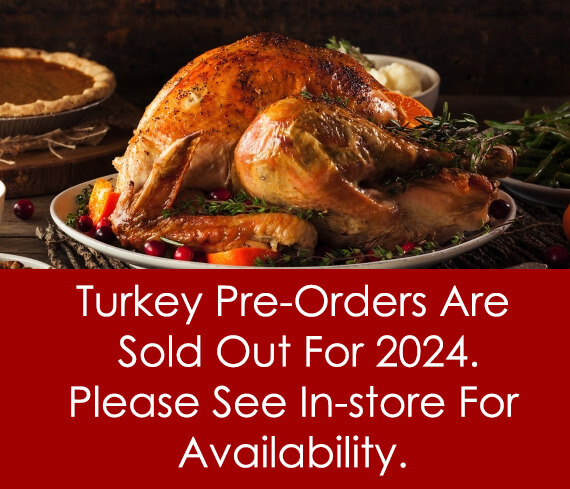 Turkeys sold out